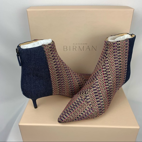 ❌SOLD❌Alexandre Birman Kittie Denim Bootie Sz 37 - Picture 5 of 16